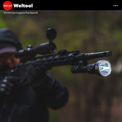 Weltool F11R “Dragon from Forest” Seachlight 2100 Lumens 1,332M - Emergency Gear Backpack