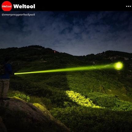 Weltool F11R “Dragon from Forest” Seachlight 2100 Lumens 1,332M - Emergency Gear Backpack