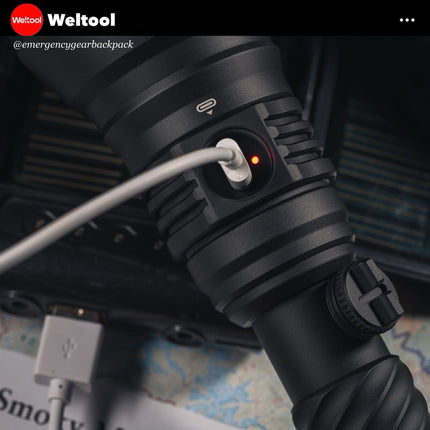 Weltool F11R “Dragon from Forest” Seachlight 2100 Lumens 1,332M - Emergency Gear Backpack
