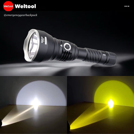 Weltool F11R “Dragon from Forest” Seachlight 2100 Lumens 1,332M - Emergency Gear Backpack