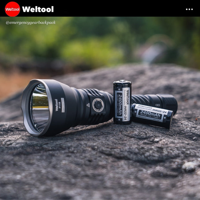 Weltool F11R “Dragon from Forest” Seachlight 2100 Lumens 1,332M - Emergency Gear Backpack