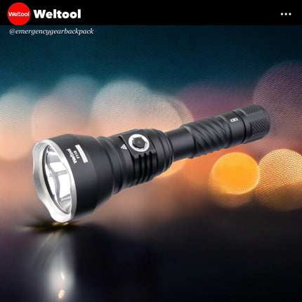 Weltool F11R “Dragon from Forest” Seachlight 2100 Lumens 1,332M - Emergency Gear Backpack