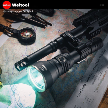 Weltool F11R “Dragon from Forest” Seachlight 2100 Lumens 1,332M - Emergency Gear Backpack