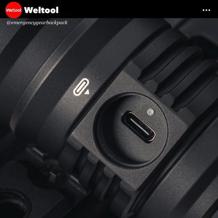 Weltool F11R “Dragon from Forest” Seachlight 2100 Lumens 1,332M - Emergency Gear Backpack