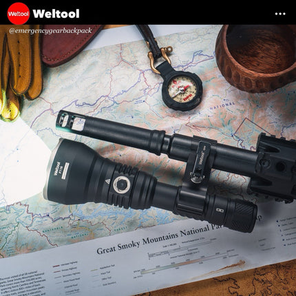 Weltool F11R “Dragon from Forest” Seachlight 2100 Lumens 1,332M - Emergency Gear Backpack
