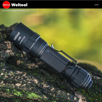 Weltool LH8 Head 1250 Lumens 83,900CD 578M Tactical Flashlight - Emergency Gear Backpack