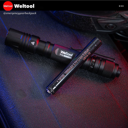 Weltool T15 Elfin Flutist LED Tactical Penlight - Emergency Gear Backpack