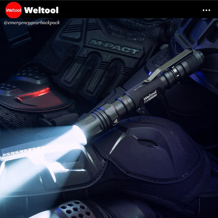 Weltool T15 Elfin Flutist LED Tactical Penlight - Emergency Gear Backpack