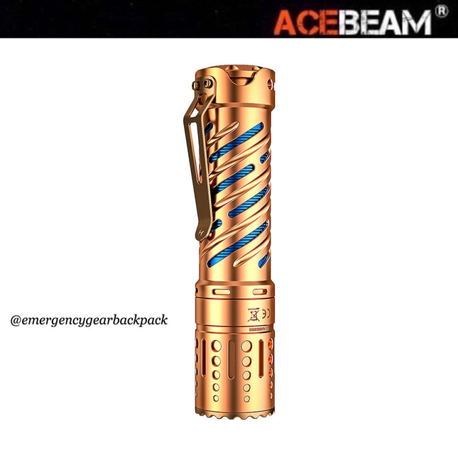 ACEBEAM E70 - CU 4600LMS 240M EDC Flashlight (ไม่รวมแบตเตอรี่) - Emergency Gear Backpack