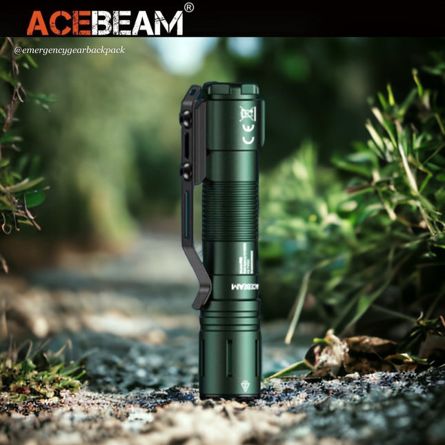 ACEBEAM P15 EDC Flashlight 1700 Lumens 330M - Emergency Gear Backpack