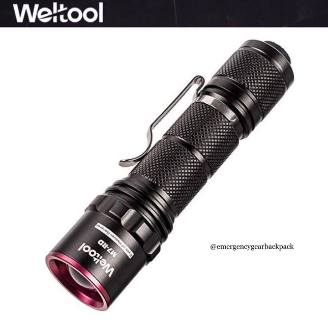 Weltool M7 - RD Red Light (625nm) - Emergency Gear Backpack
