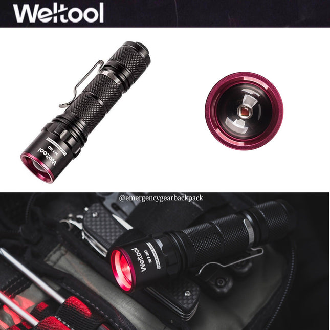 Weltool M7 - RD Red Light (625nm) - Emergency Gear Backpack