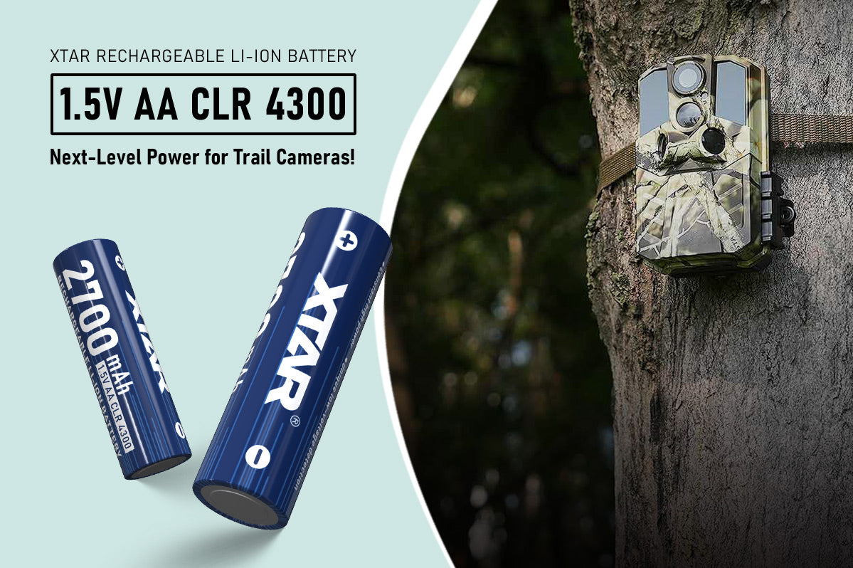 เปรียบเทียบ XTAR 1.5V AA CLR 4300mWh แบตเตอรี่ชาร์จได้รุ่นใหม่ที่เหนือกว่า XTAR 1.5V AA 4150mWh
