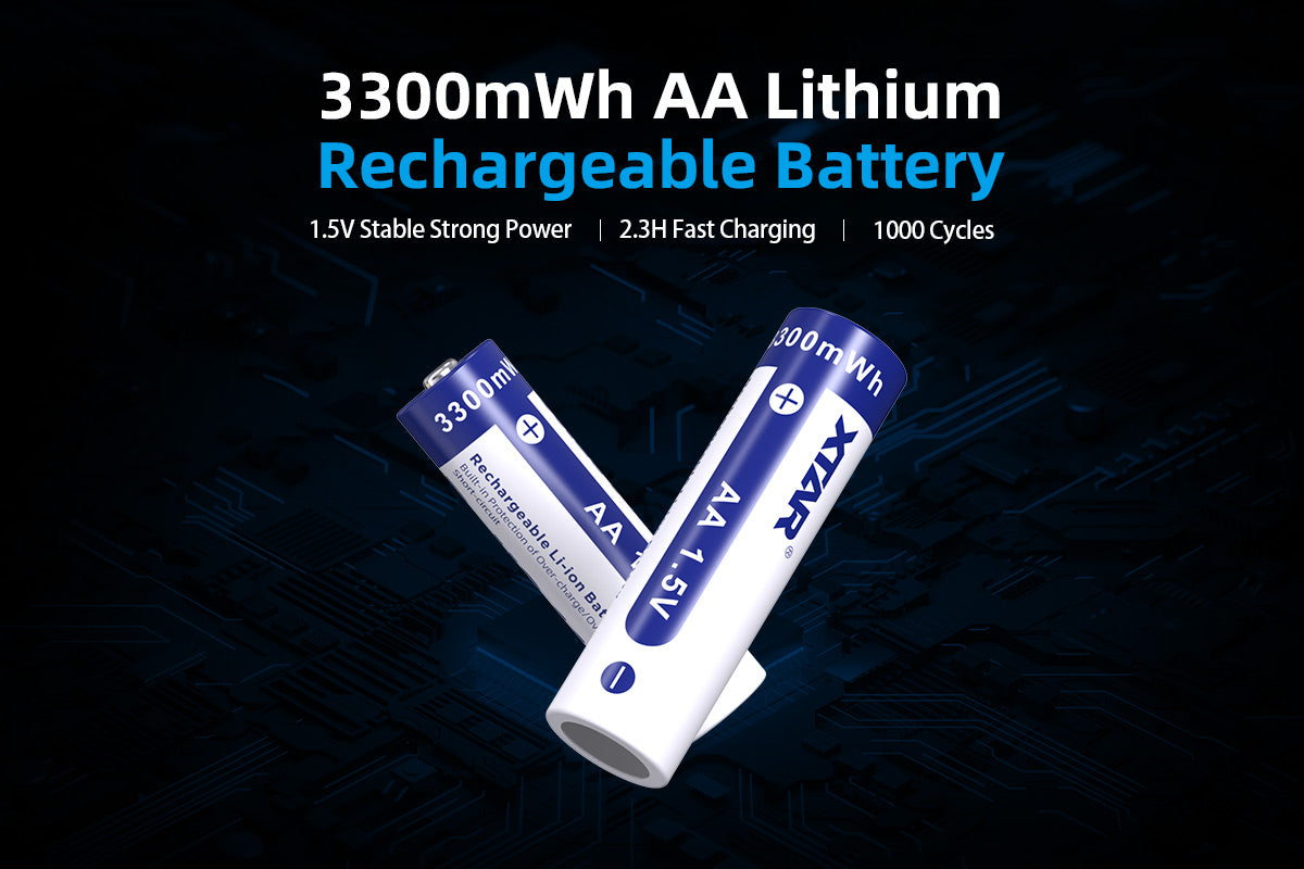 FAQ About The Rechargeable XTAR 1.5V Lithium AA Batteries