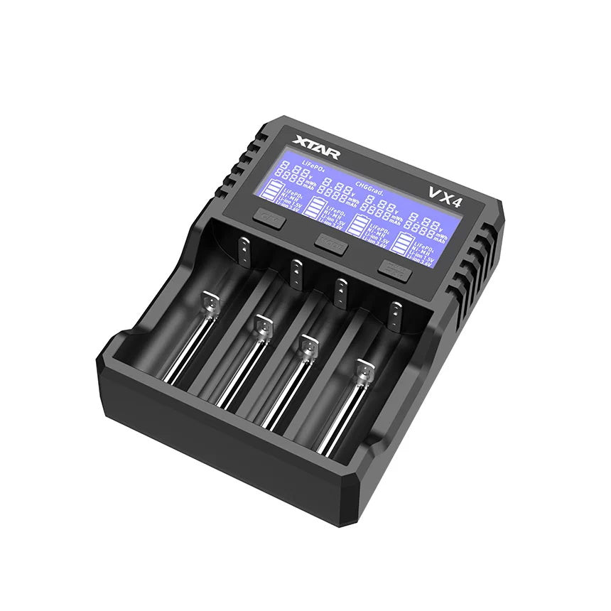 คู่มือการใช้งาน XTAR VX4 Visble Mixer Smart Battery Charger & Tester