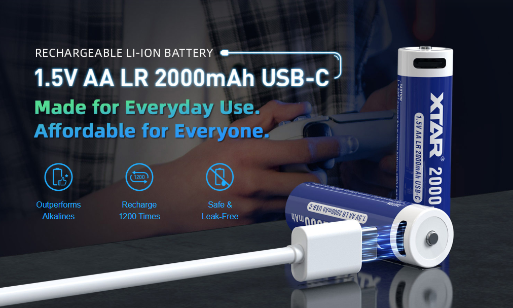 XTAR Lithium 1.5V Battery Guide: ค้นหาแบตเตอรี่ AA 1.5V ที่ตอบโจทย์ทุกไลฟ์สไตล์