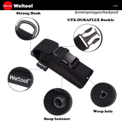 Weltool FH1 Tactical CORDURA Flashlight Holster