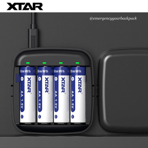 XTAR BC4 1.5V&1.2V Battery Charger