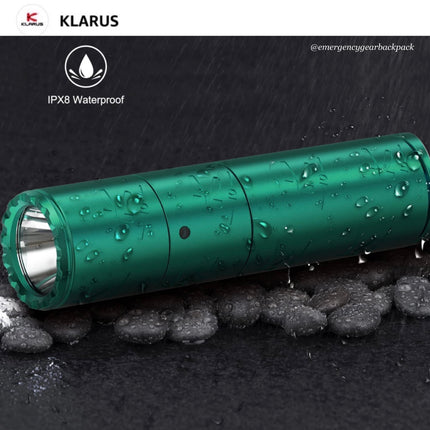 Klarus K10 EDC Flashlight 1200 Lumens 185M