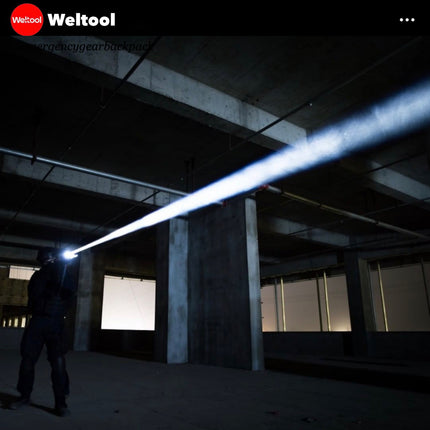 Weltool W3 Pro TAC Tactical LEP Flashlight 930 Lumens 547,000CD 1,479M