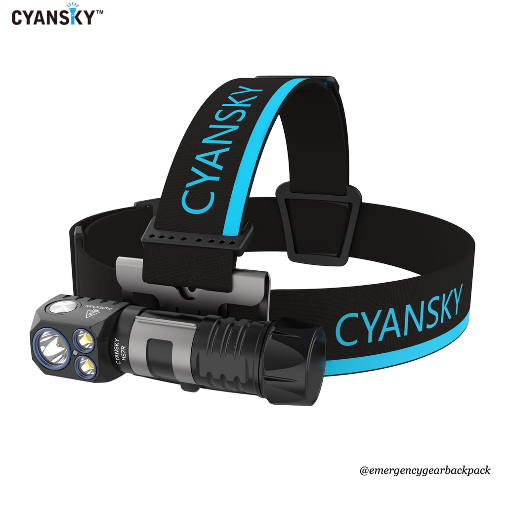 CYANSKY HS7R Multifunctional Rechargeable L-shaped Headlamp