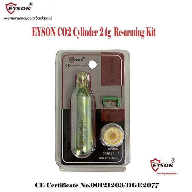 EYSON Co2 Cylinder 24g Life Jacket Re-arming Kit