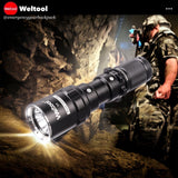 Weltool T7 Compact Tactical Flashlight 296 Lumens 201M