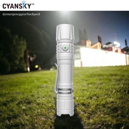 Cyansky P25 V2.0 Moon White Micro-arc Oxidation Outdoor Flashlight - | Emergency Gear Backpack Thailand