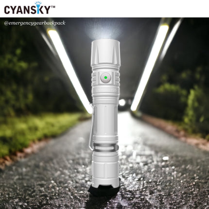 Cyansky P25 V2.0 Moon White Micro-arc Oxidation Outdoor Flashlight - | Emergency Gear Backpack Thailand