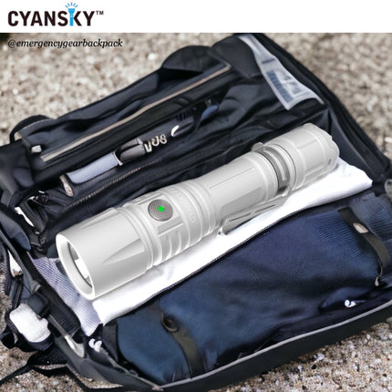 Cyansky P25 V2.0 Moon White Micro-arc Oxidation Outdoor Flashlight - | Emergency Gear Backpack Thailand