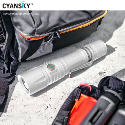 Cyansky P25 V2.0 Moon White Micro-arc Oxidation Outdoor Flashlight - | Emergency Gear Backpack Thailand