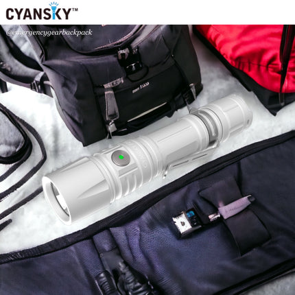Cyansky P25 V2.0 Moon White Micro-arc Oxidation Outdoor Flashlight - | Emergency Gear Backpack Thailand