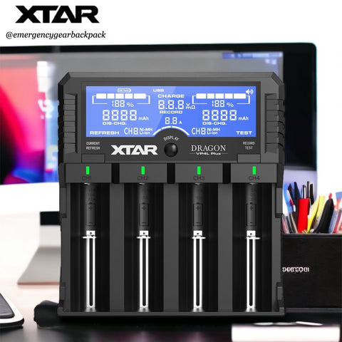 XTAR DRAGON VP4L Plus Battery Doctor