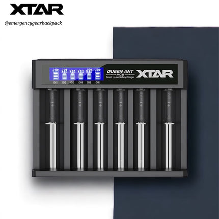 XTAR QUEEN ANT MC6 Li-ion 32650 Battery Charger