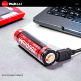 Weltool UB18-35 18650 3500mAh USB Rechargeable Li-ion Battery
