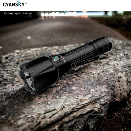 Cyansky K3 V2.0 Tactical Flashlight 2000LMS 700M