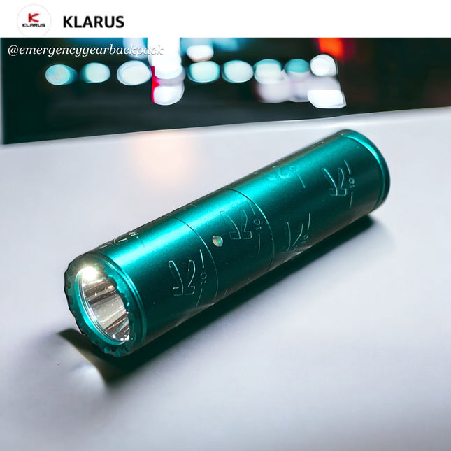Klarus K10 EDC Flashlight 1200 Lumens 185M