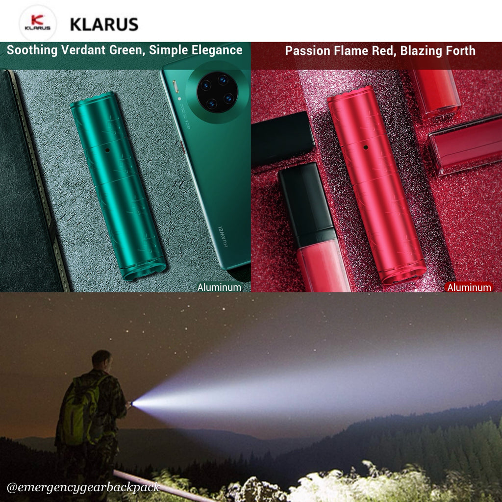 Klarus K10 EDC Flashlight 1200 Lumens 185M