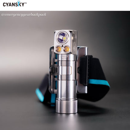 Cyansky HS7R Multifunctional Rechargeable L-shaped Headlamp Updated Version