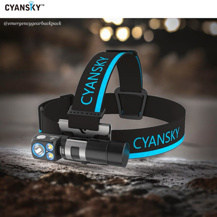 Cyansky HS7R Multifunctional Rechargeable L-shaped Headlamp Updated Version