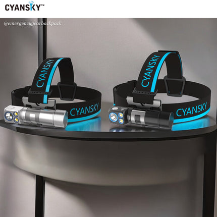 Cyansky HS7R Multifunctional Rechargeable L-shaped Headlamp Updated Version