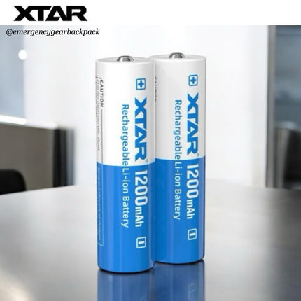 XTAR 14500 1200mAh 3.6V 2.5A Li-ion Rechargeable  Battery