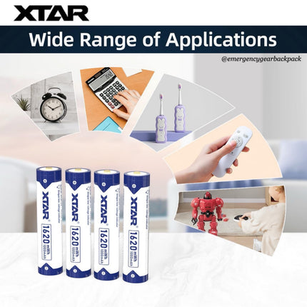 XTAR 1.5V Li-ion Battery AAA 1620mWh/1000mAh (Pack 4)