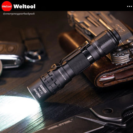 Showcase Weltool T1 Pro V3 EDC Flashlight 600 Lumens 313M