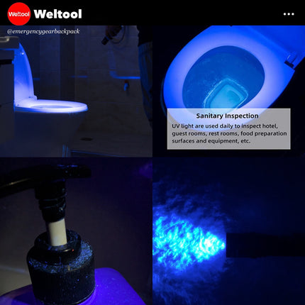 Weltool M4-365  Professional UV Flashlight
