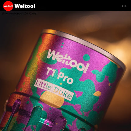 Weltool T1 Pro V2 Colorful EDC Flashlight 550 Lumens 306M