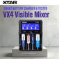 XTAR VX4 Visible Mixer – Universal Smart Battery Charger & Tester