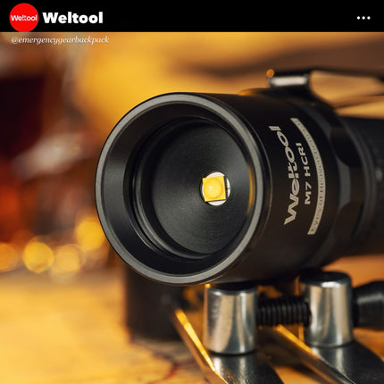 Weltool M7 HCRI CRI98 EDC Flashlight