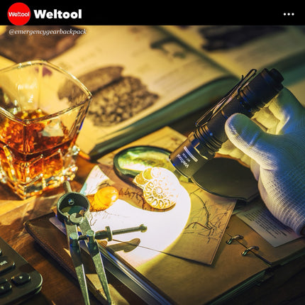 Weltool M7 HCRI CRI98 EDC Flashlight