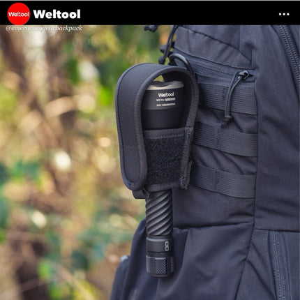 Weltool FH6 V2.0 Semi-closed Nylon Flashlight Holster for W4Pro/ W5Pro